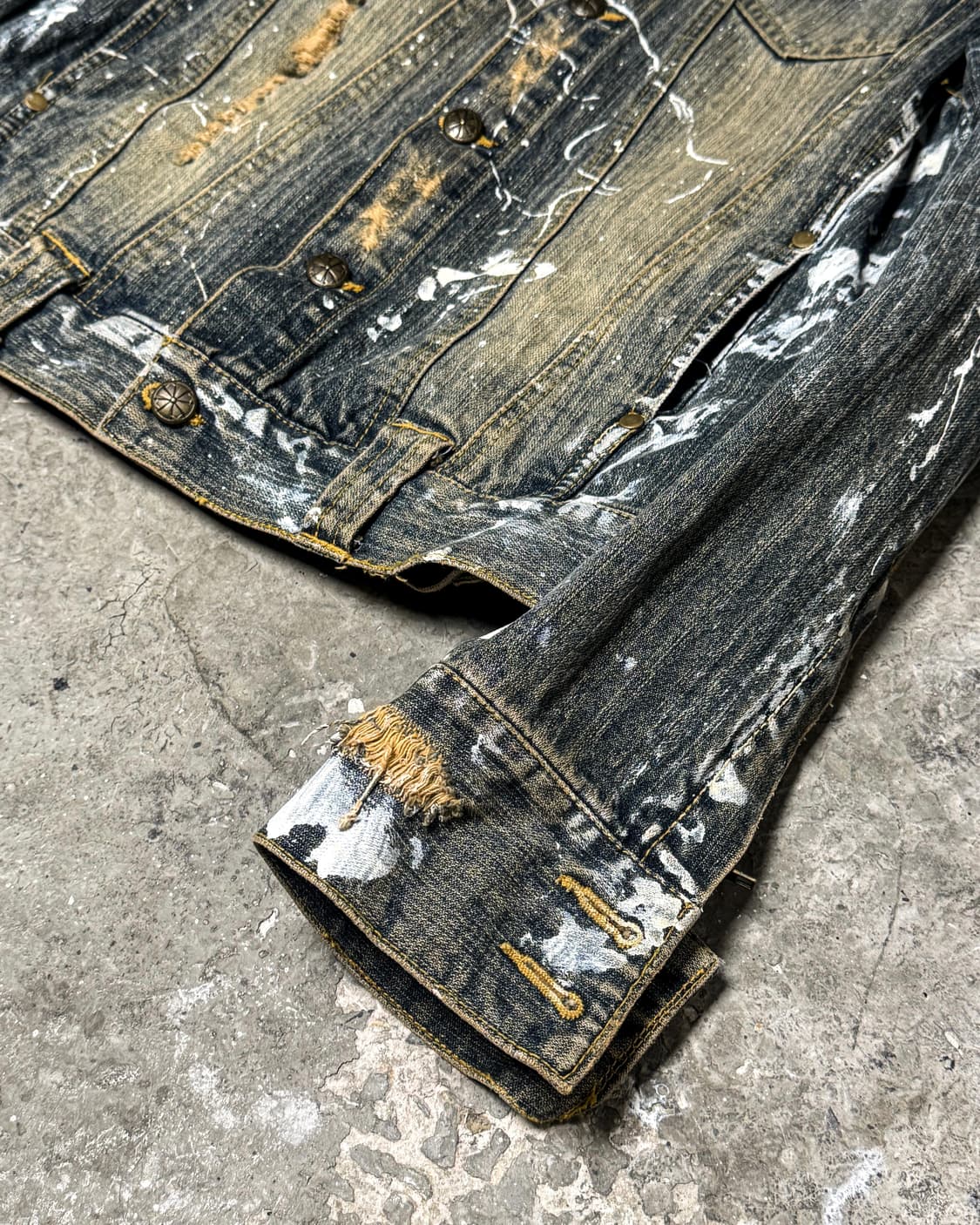 Reworked Paint & Damage Denim Jacket 상품이미지9