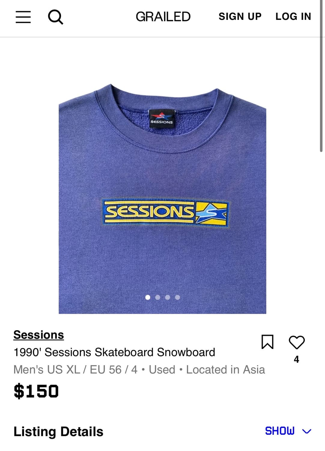 90's SESSIIONS 스케이트보드 티셔트 상품이미지9