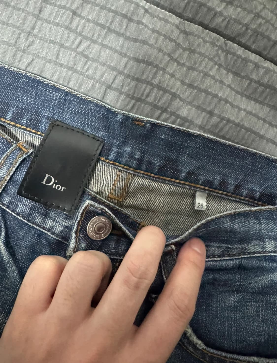 디올 옴므 데님 팬츠 상품이미지4