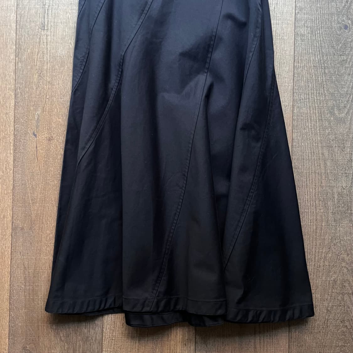 Diagonal Cuttingline Patchwork Skirt 상품이미지5