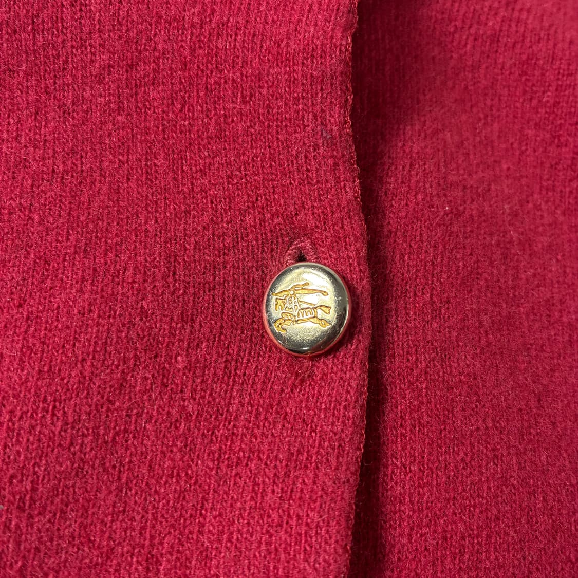Burberry  버버리 골드버튼 핑크 니트 가디건  상품이미지4