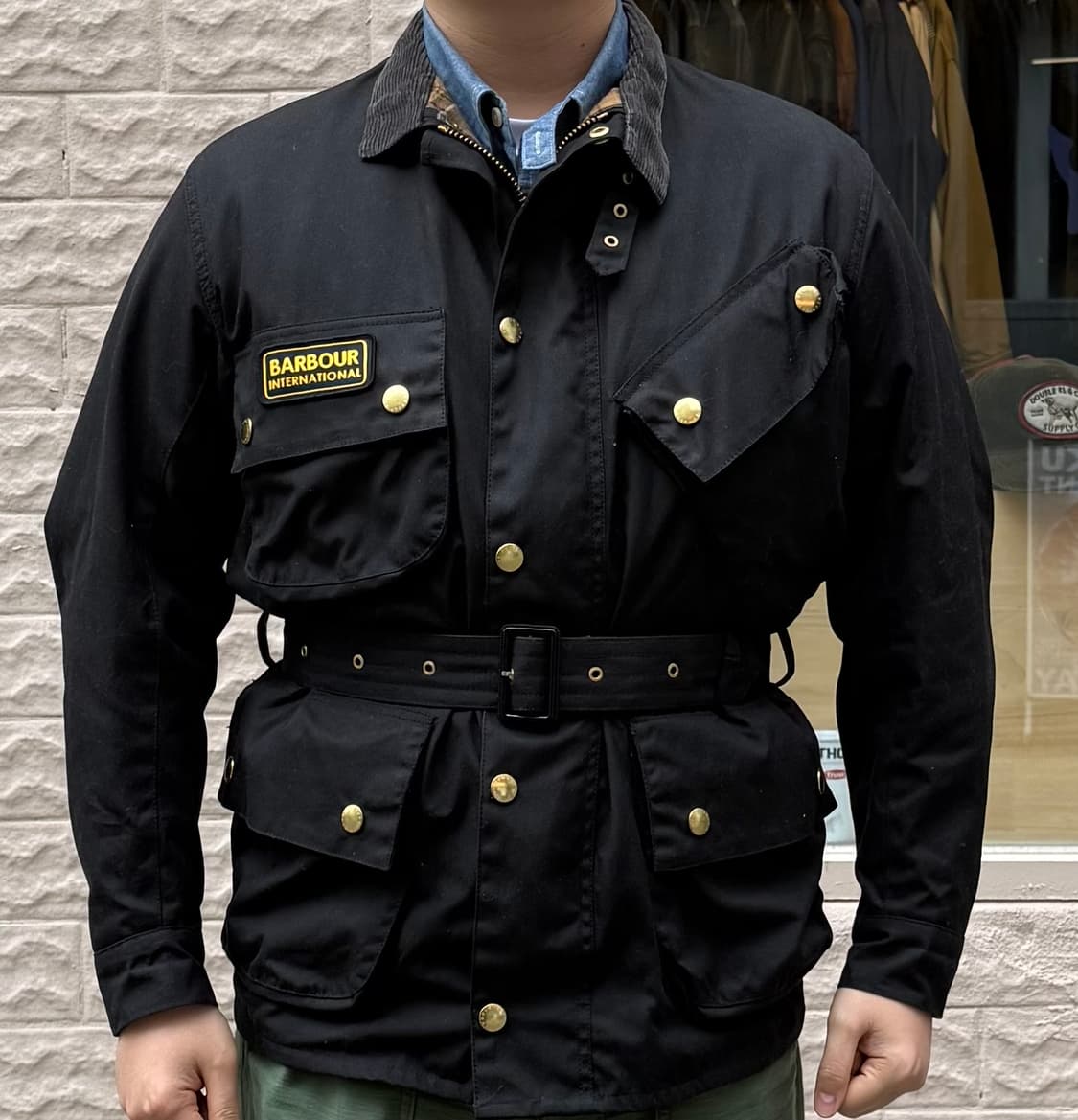바버 인터내셔널 A7 왁스 자켓 블랙 상품이미지1