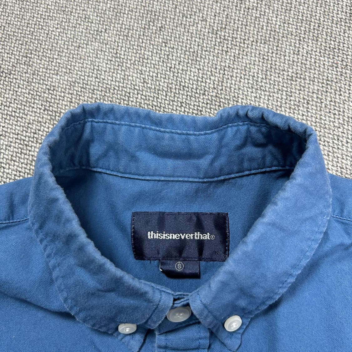 디스이즈네버댓 월계수 오버핏 셔츠(S) 상품이미지2