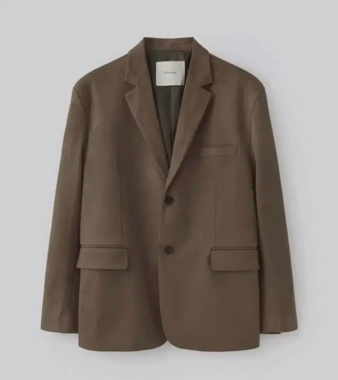 (2) 파브레가 칸 스웨이드 블레이저 자켓 (다크 브라운) 상품이미지1