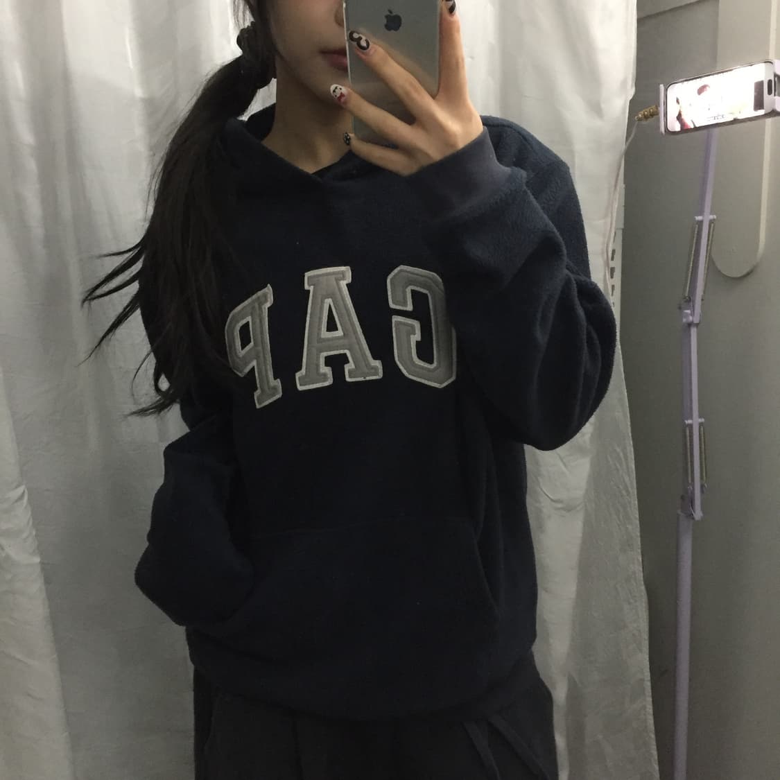 GAP 갭 모리걸 스포티 플리스 후리스 후디 상품이미지2