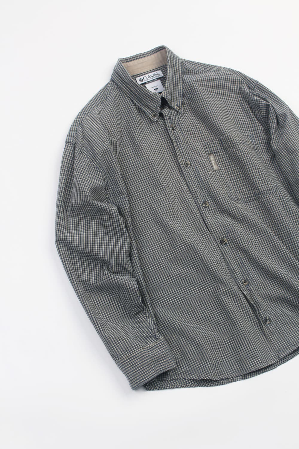 COLUMBIA Check Button Down Shirt Made In 상품이미지10