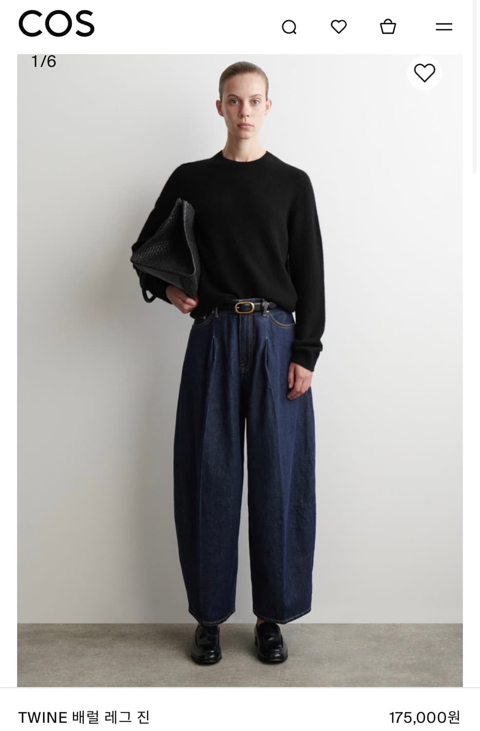 코스 배럴레그데님 상품이미지1