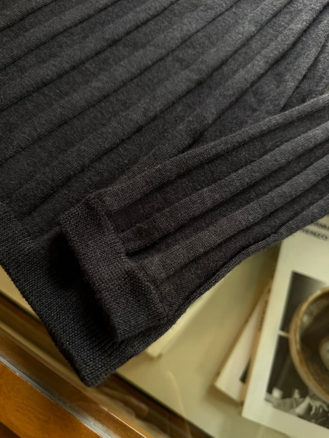 아르마니 꼴레지오니 터틀넥 니트 100 상품이미지10