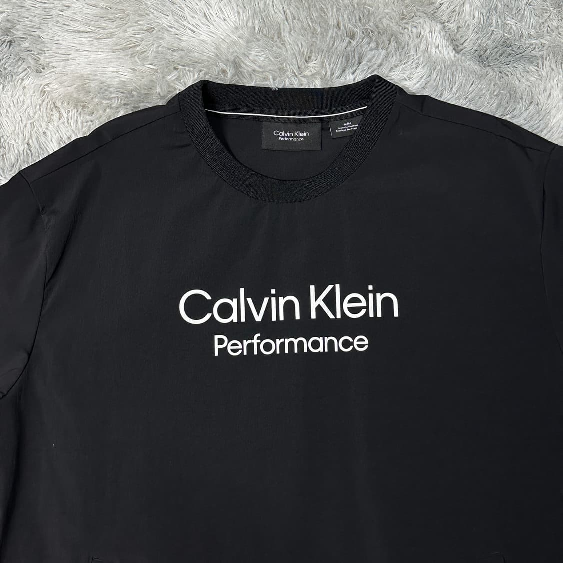 CK 캘빈클라인 우븐 반팔 블랙  상품이미지2