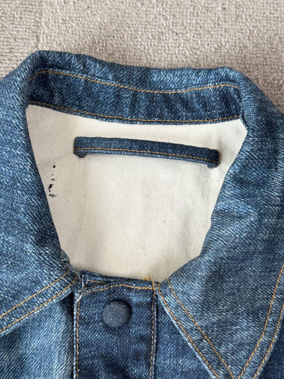 앤더슨벨 크롭 데님 자켓 상품이미지4