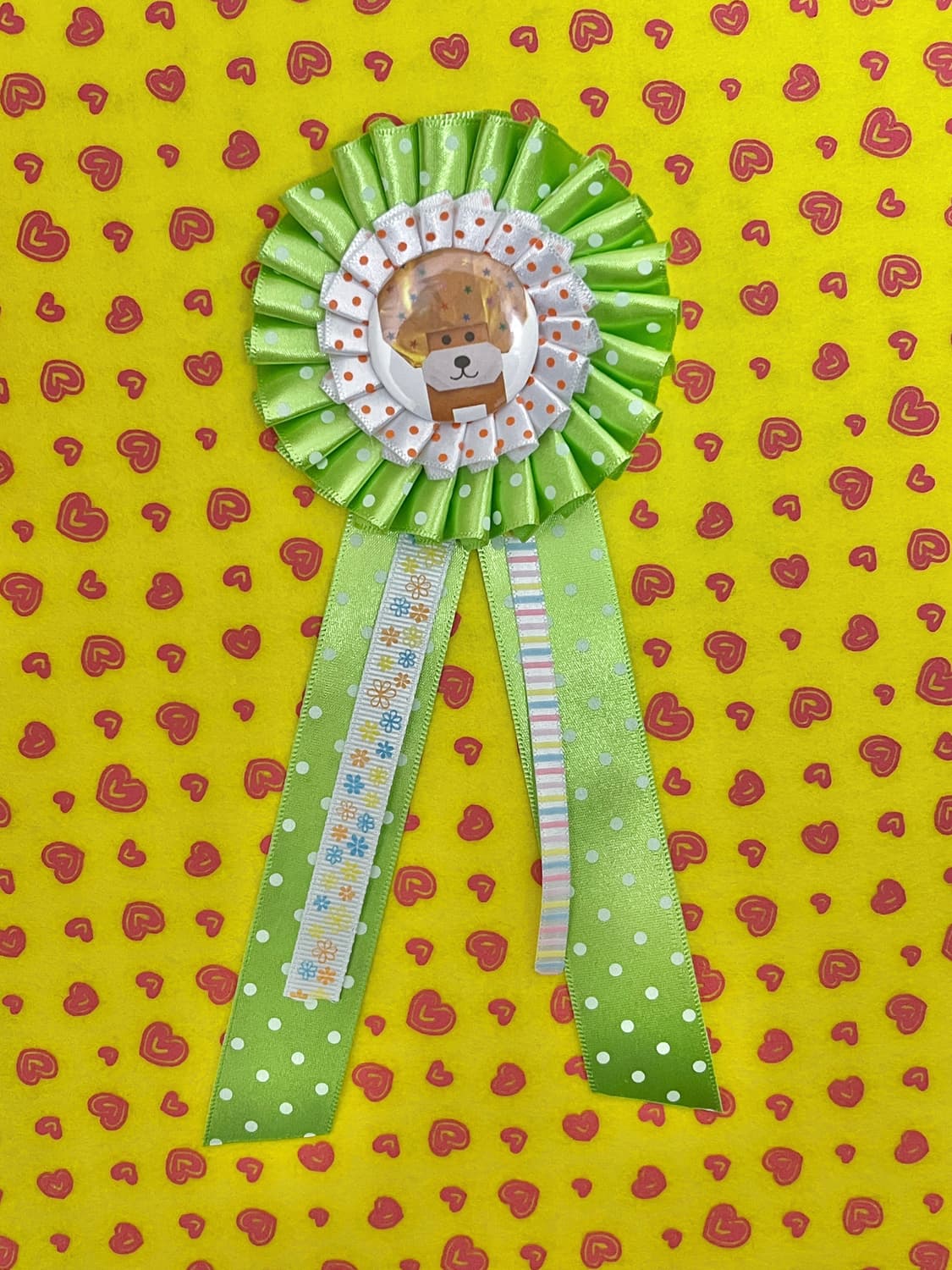 아프로켄 노란 뽀글머리 로제트 🧑‍🎤 상품이미지1