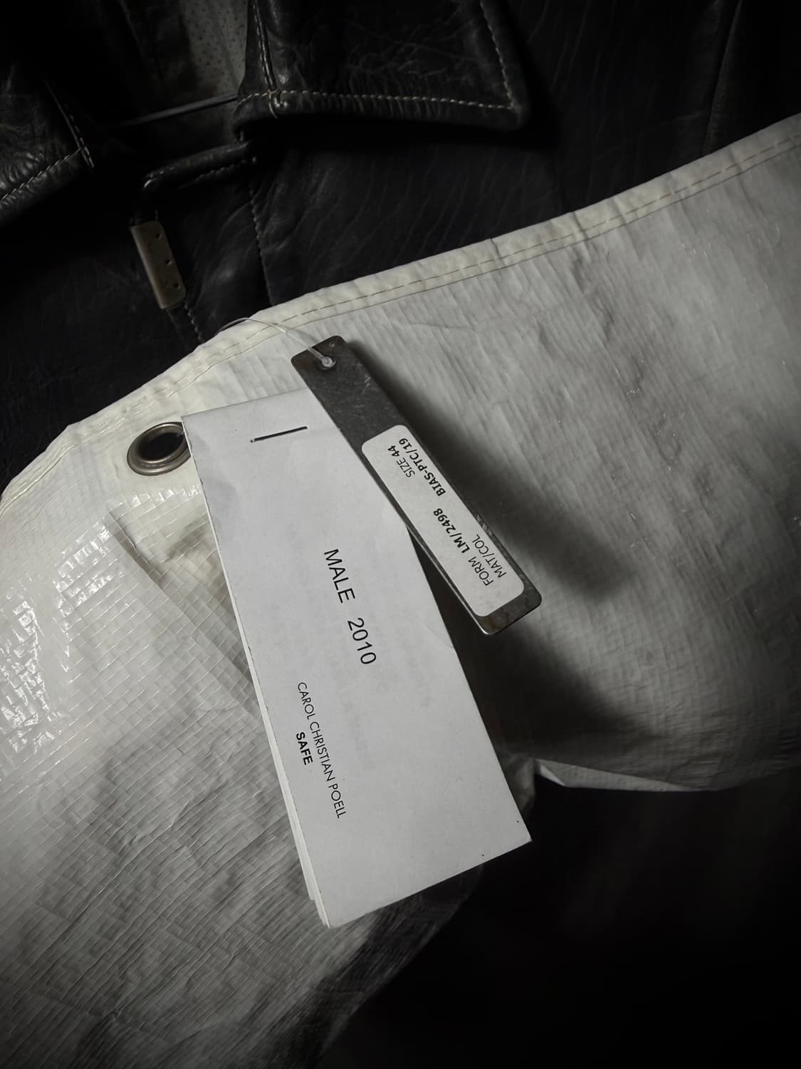 캐롤 크리스찬 포엘 스카스티치 레더 자켓 상품이미지6