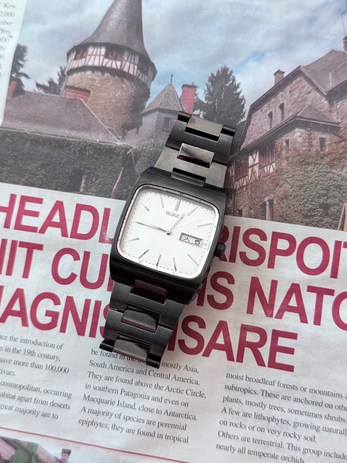 Wired 와이어드 Square Quartz Day-Date 상품이미지2