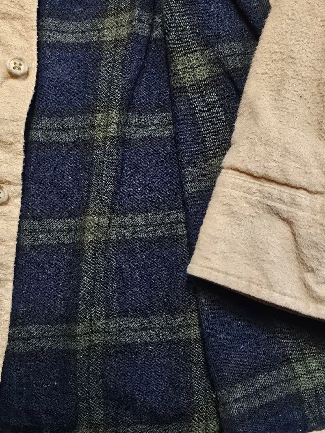 칼하트 리워크 체크 안감 코튼 셔츠 자켓 상품이미지4