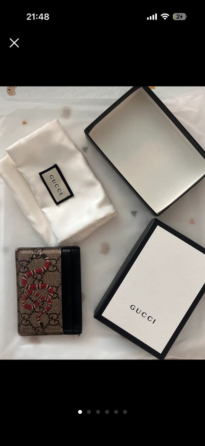 구찌 스네이크 카드지갑팔아요 상품이미지1