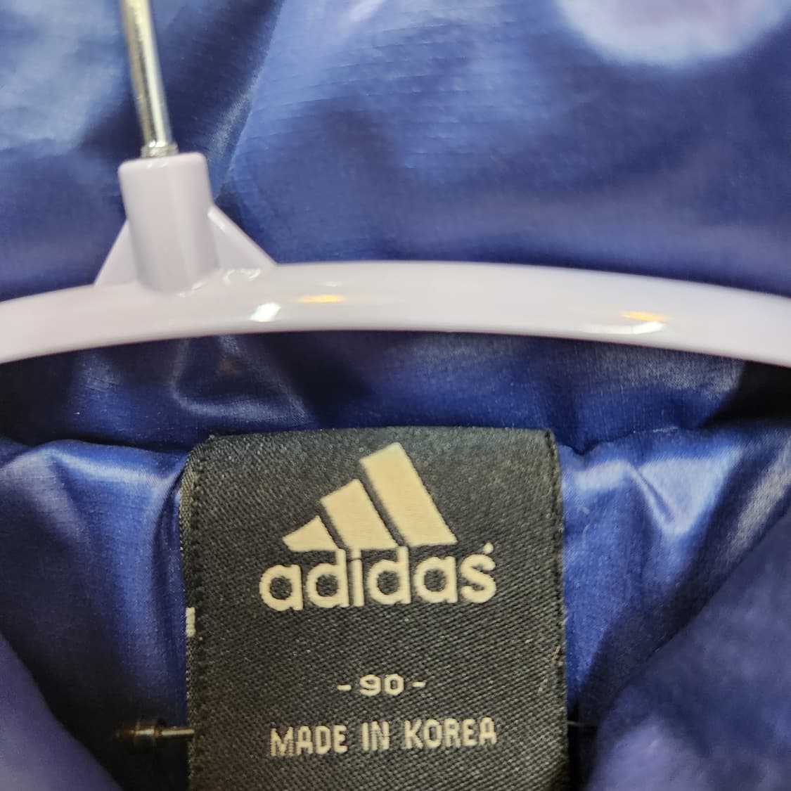 올드스쿨 아디다스 빅로고 덕다운 패딩 M 상품이미지4