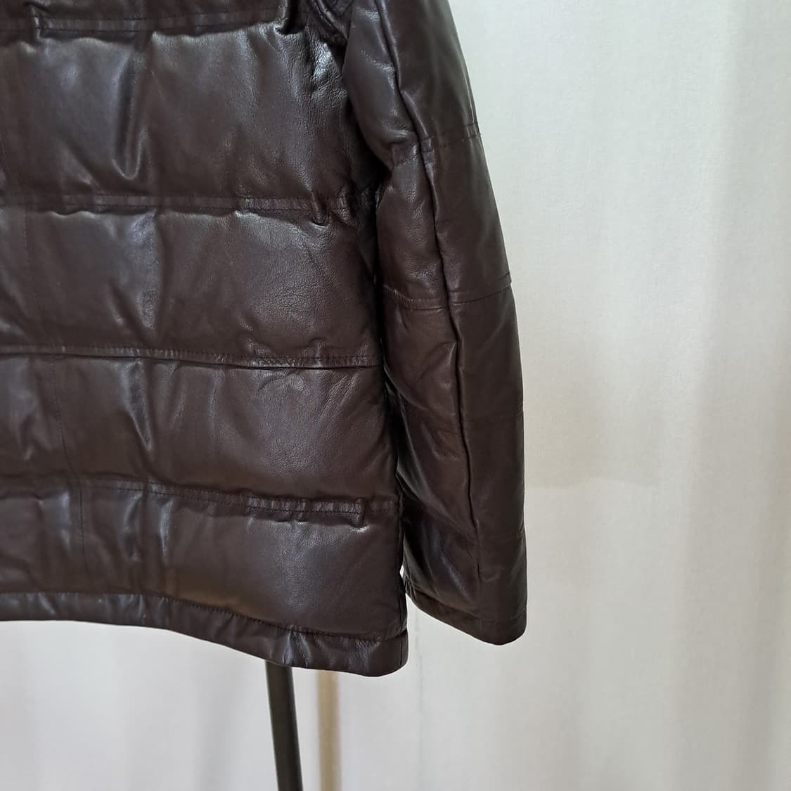 (새제품 택포) 오야니 램스킨 구스다운 패딩 95 B641 상품이미지7