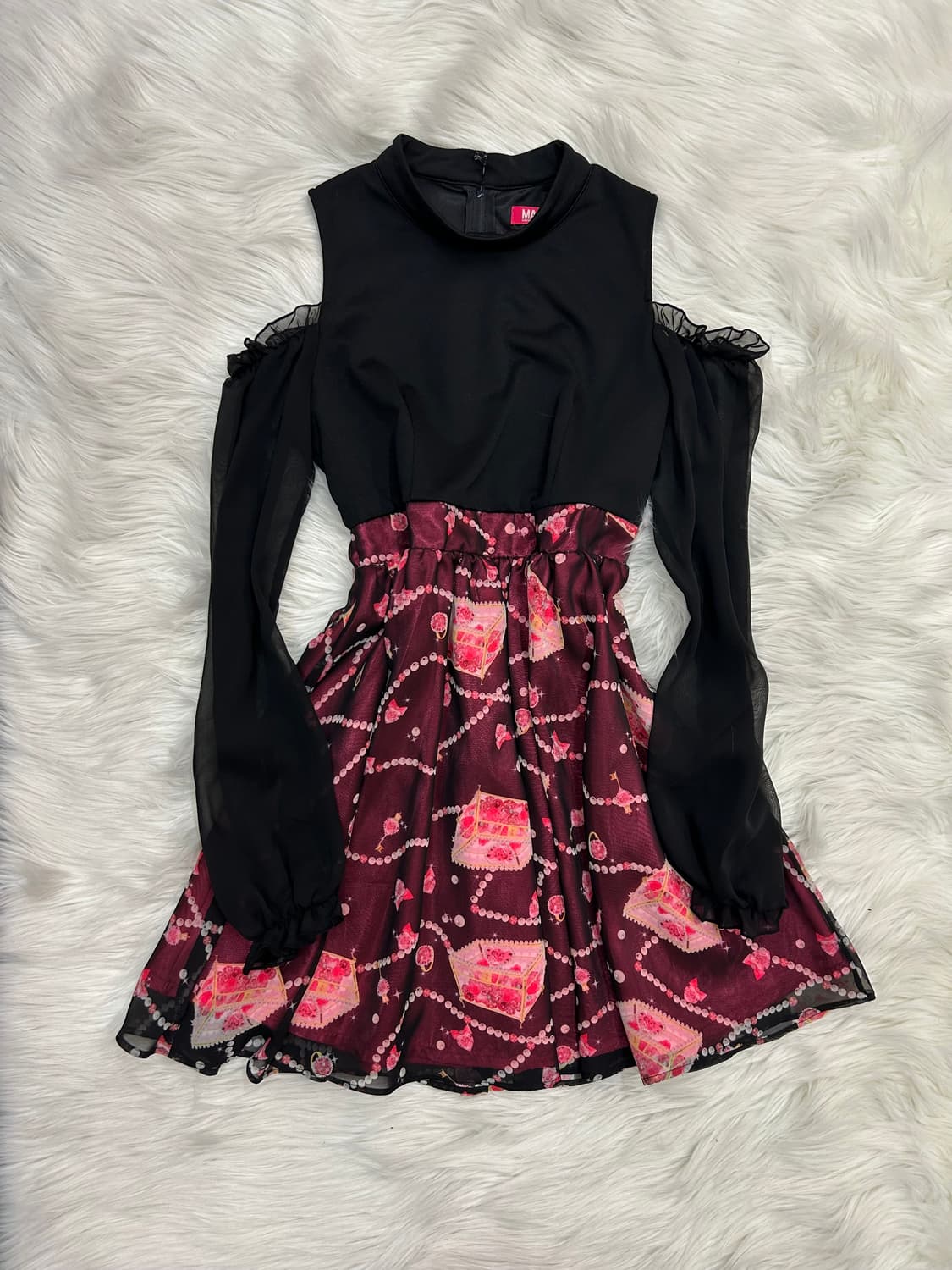 MA*RS one piece 마즈 쥬얼리 패턴 원피스 상품이미지1