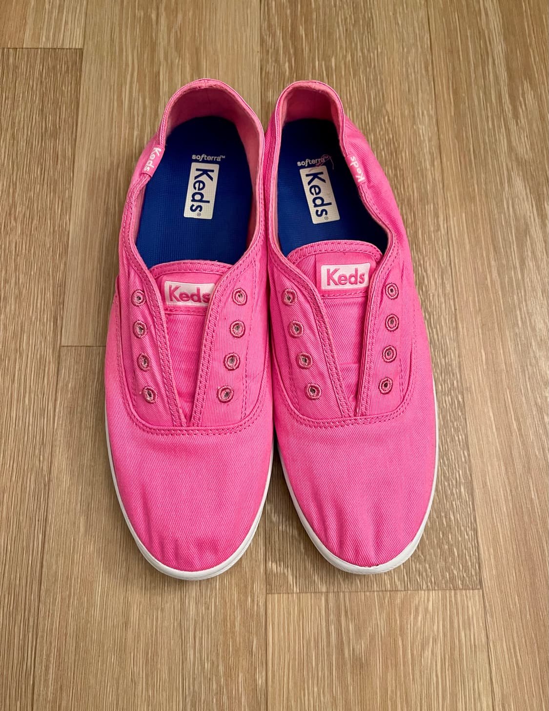 Keds 케즈 칠랙스 워시드 캔버스 /네온 핑크 상품이미지1