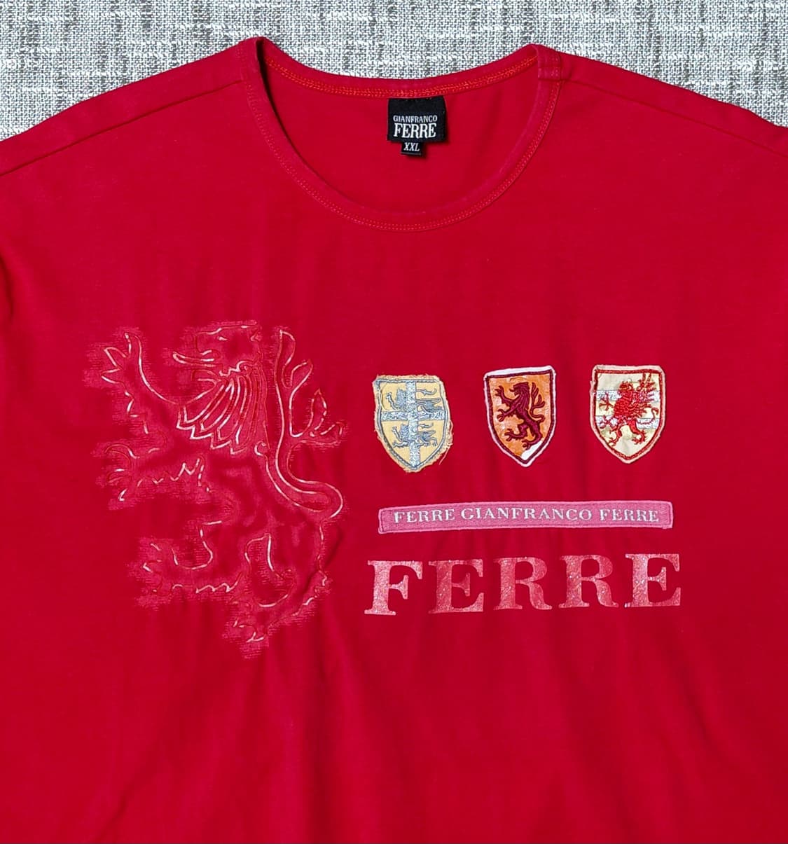 [XXL] 지안프랑코 페레(FERRE) 빈티지 헤리티지 엠블럼 롱 슬리브 상품이미지1