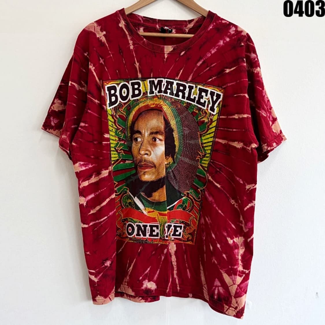 라이온킹 보브말리 그래픽 타이다이 반팔 티셔츠 XXL 0403 상품이미지1
