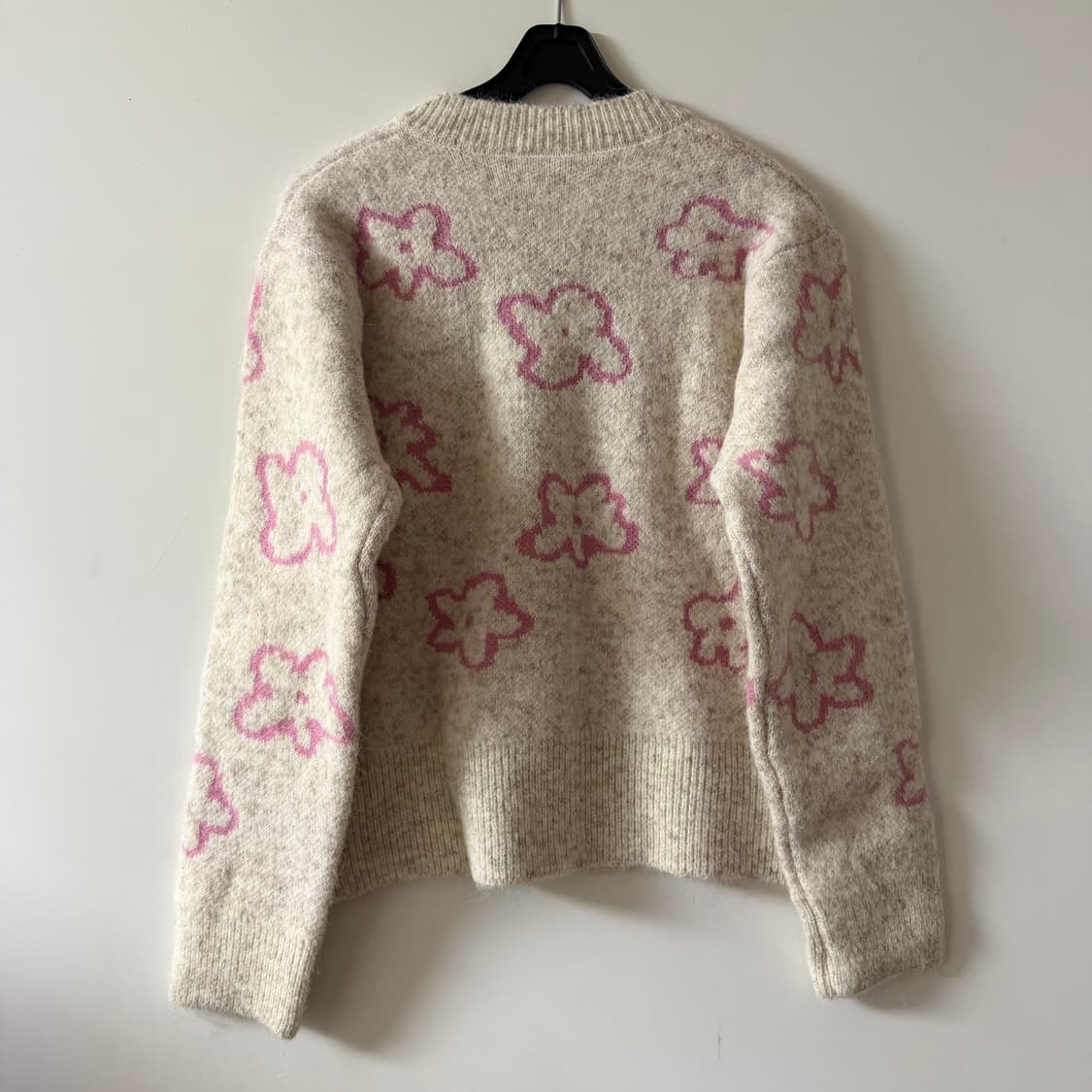 새상품 여자 플라워 니트 가디건 상품이미지3