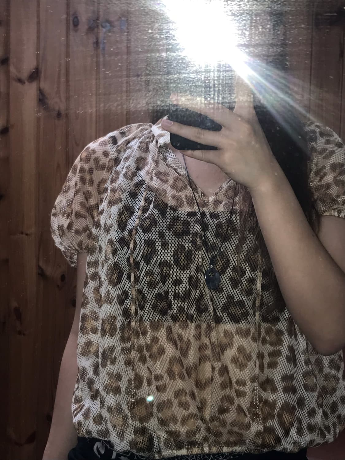 0018 - Baby Cheetah Eyelet Blouse 상품이미지4