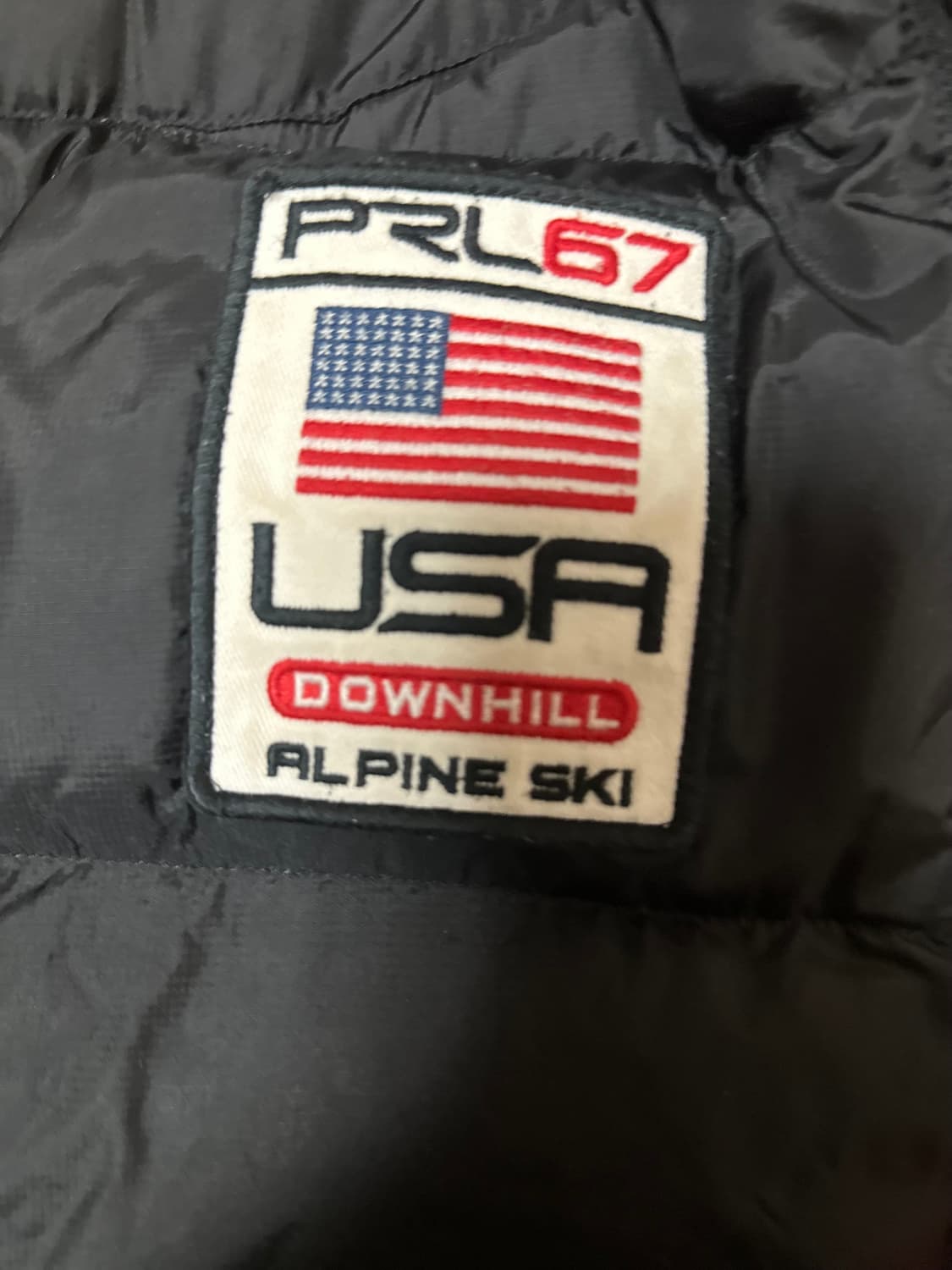 폴로 랄프로렌 빅포니 성조기 덕다운 패딩 s 상품이미지4