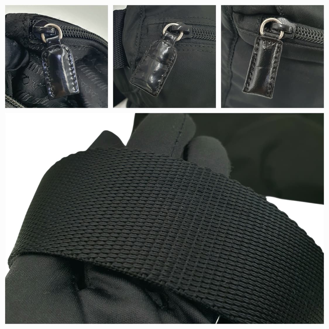 프라다 투포켓 블랙 메신저백 크로스백 숄더백 상품이미지7