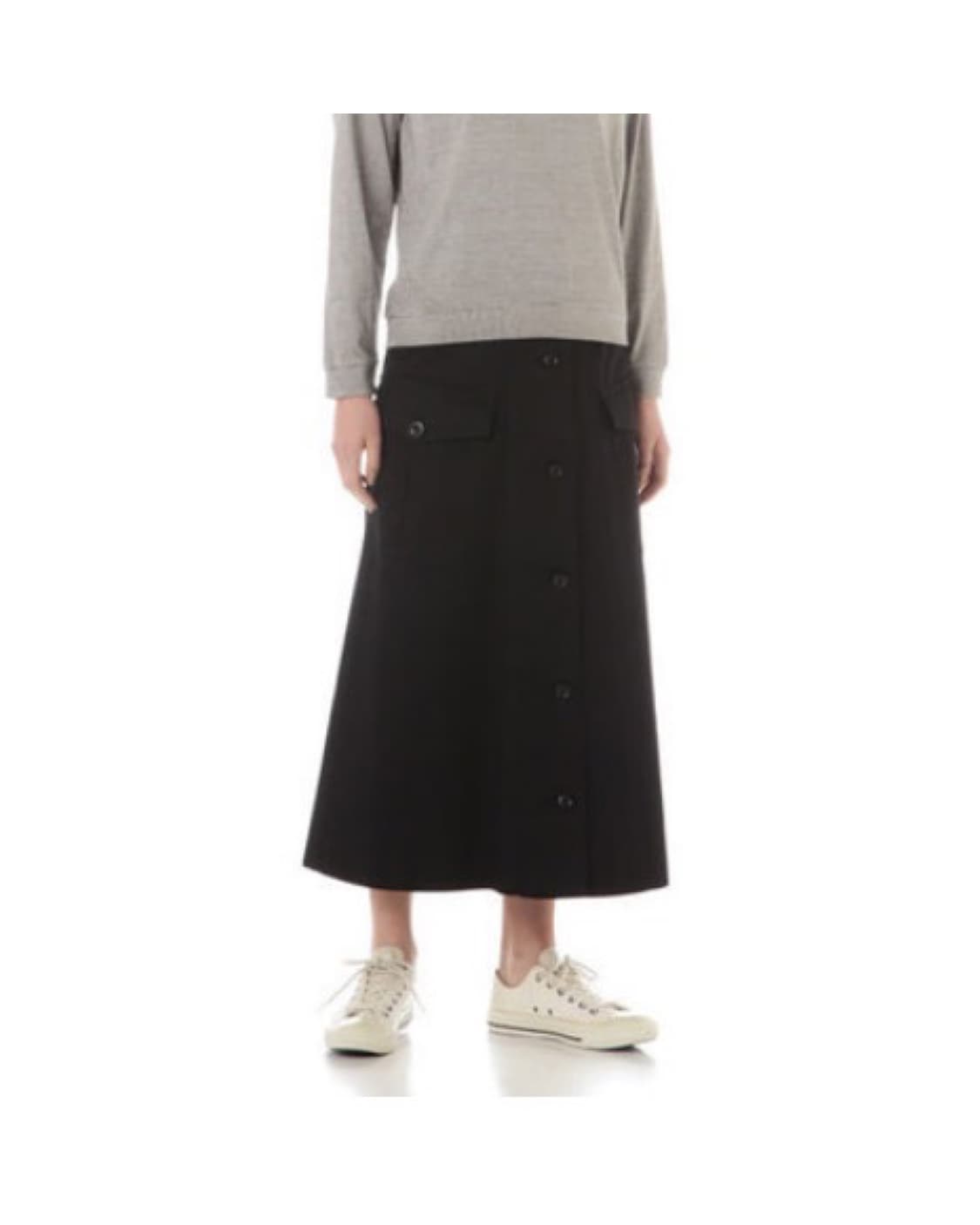 MHL 마가렛호웰 드릴 롱 스커트 상품이미지2