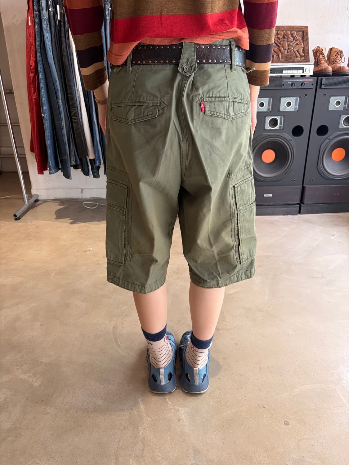 32) Levi's 올리브 카고 쇼츠 상품이미지4
