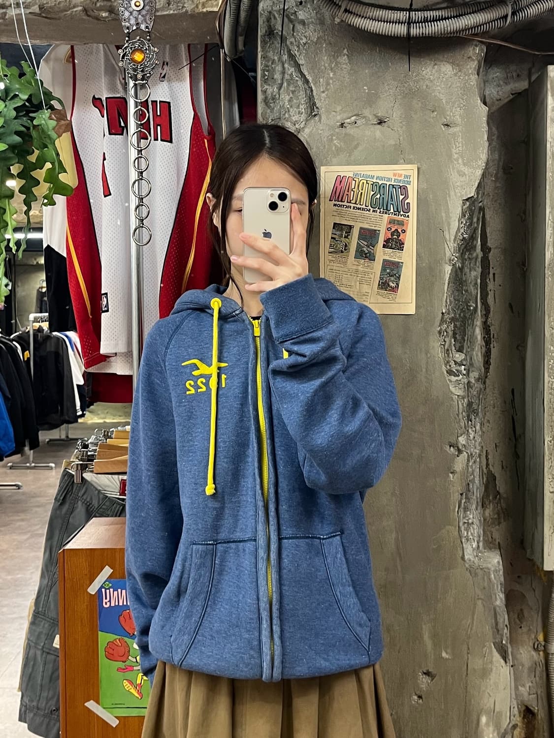 홀리스터 후드집업 블루 L #csz530 상품이미지2
