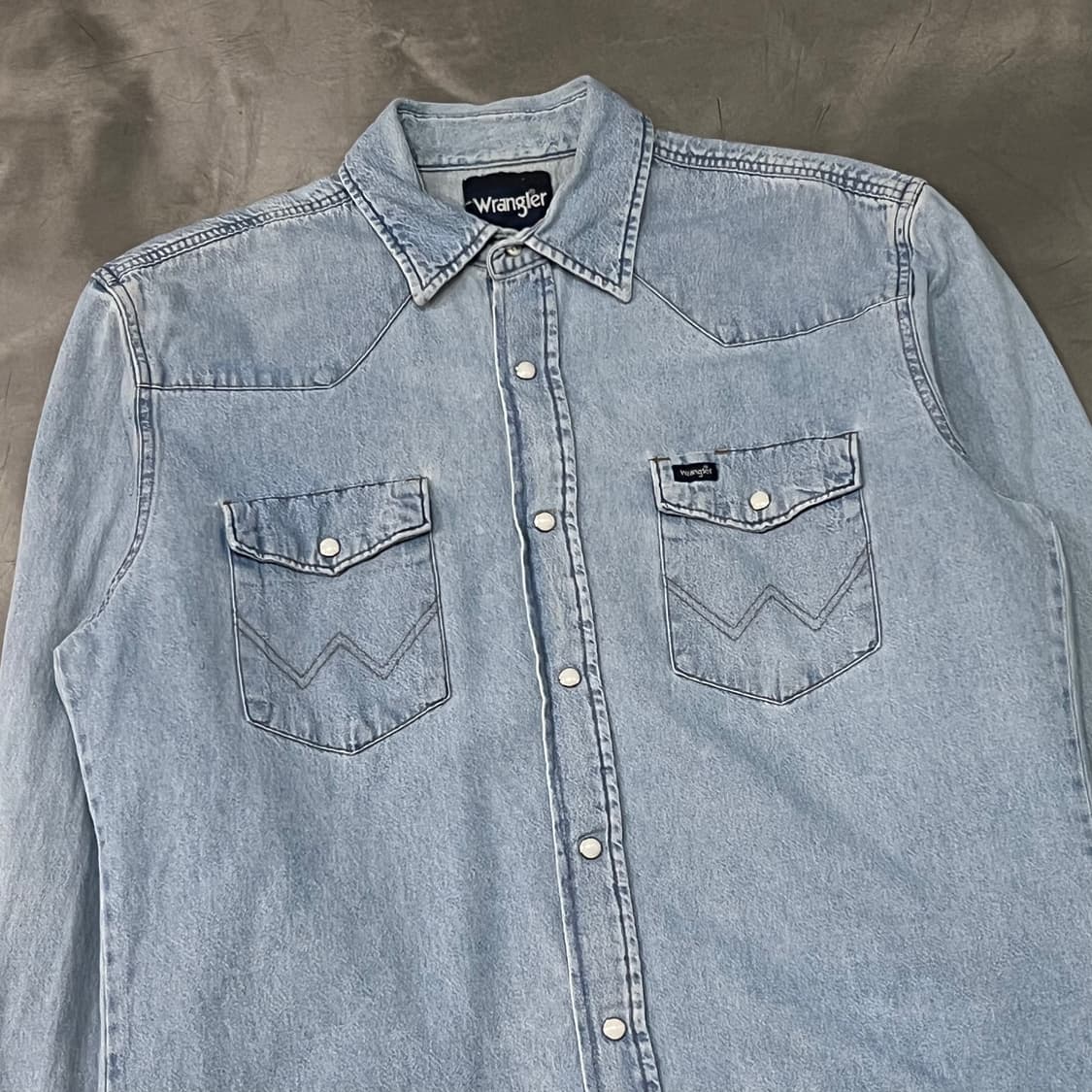  랭글러 웨스턴 데님 셔츠 y14770 상품이미지3