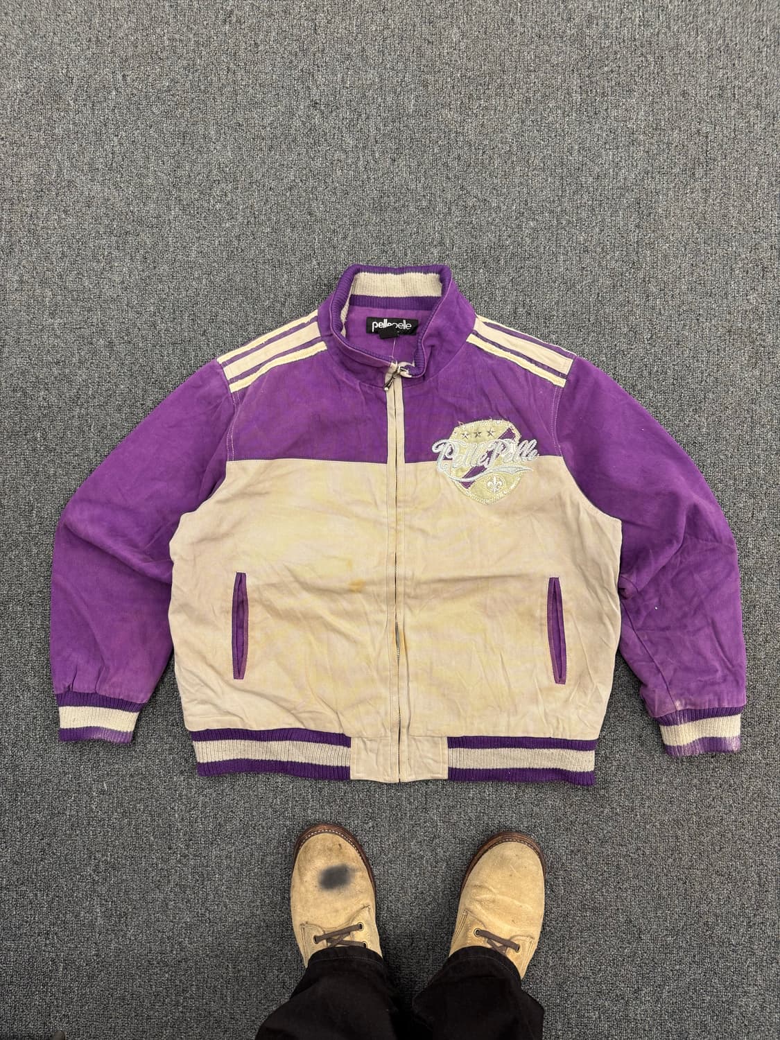 펠레펠레 빈티지 코듀로이 바시티자켓 상품이미지1