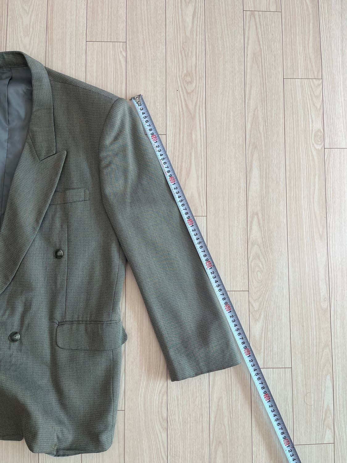 빈티지 체크 블레이져 상품이미지8