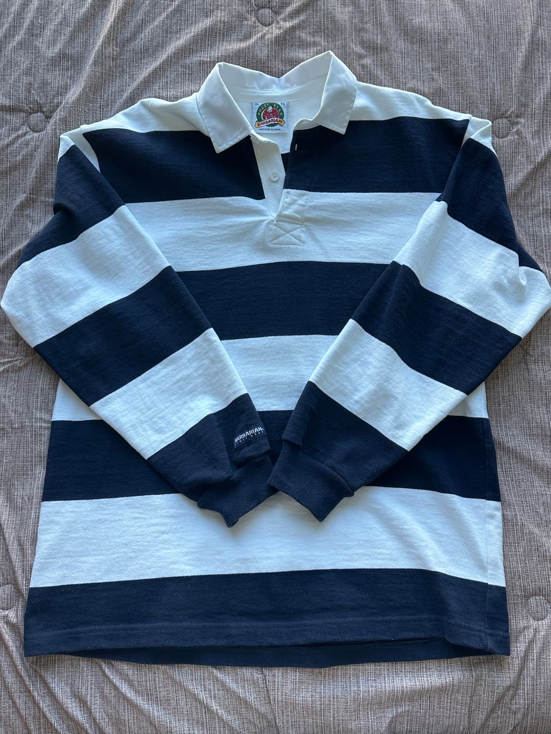 바바리안 럭비티 XL 네이비 상품이미지1