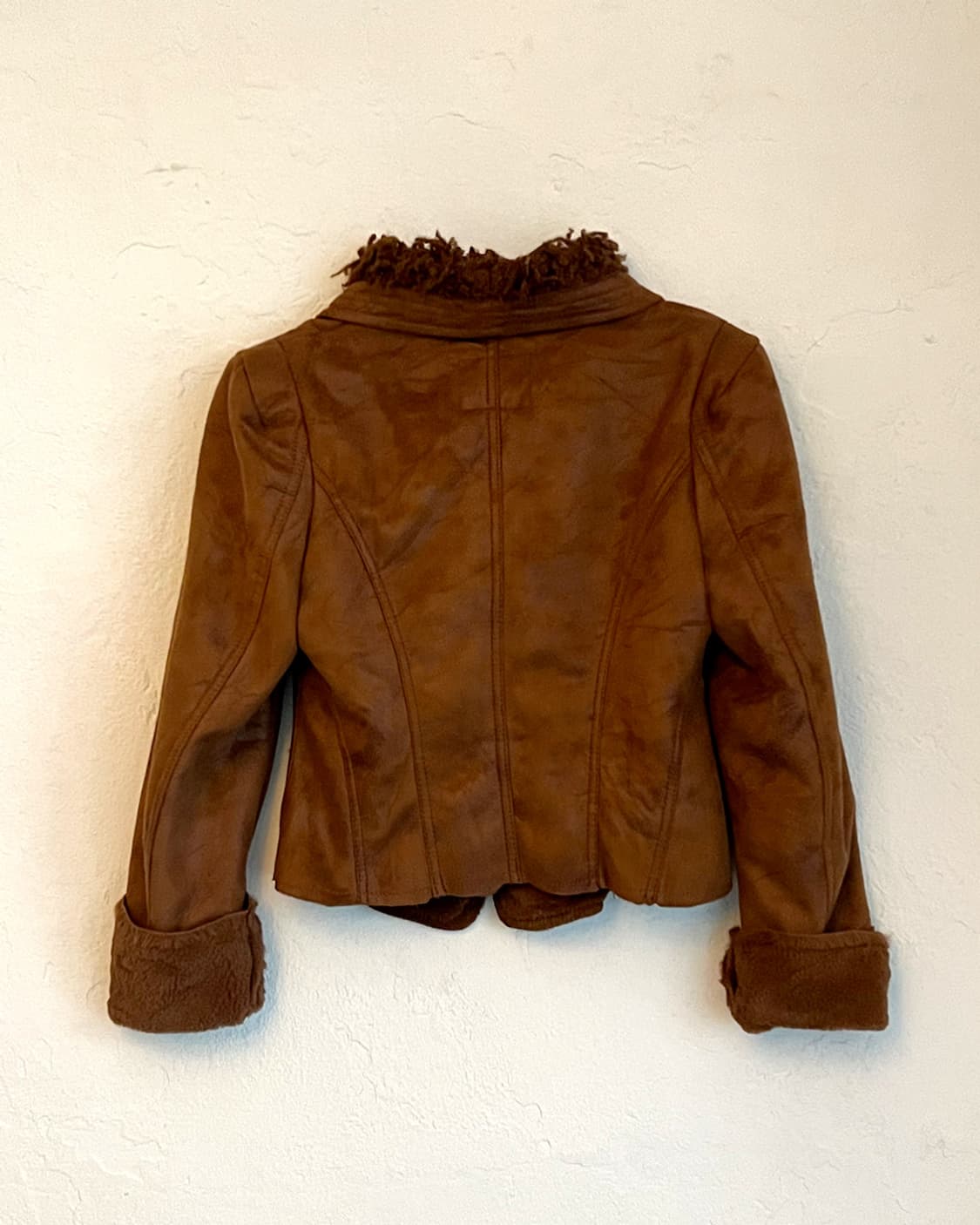 페이크 레더 무스탕 상품이미지2