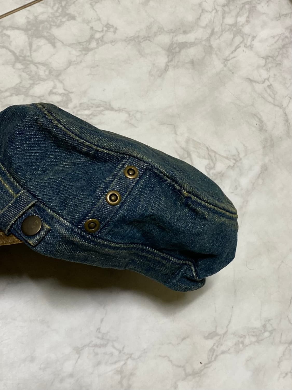 빈티지 군모 데님 캡모자 프리사이즈 상품이미지4