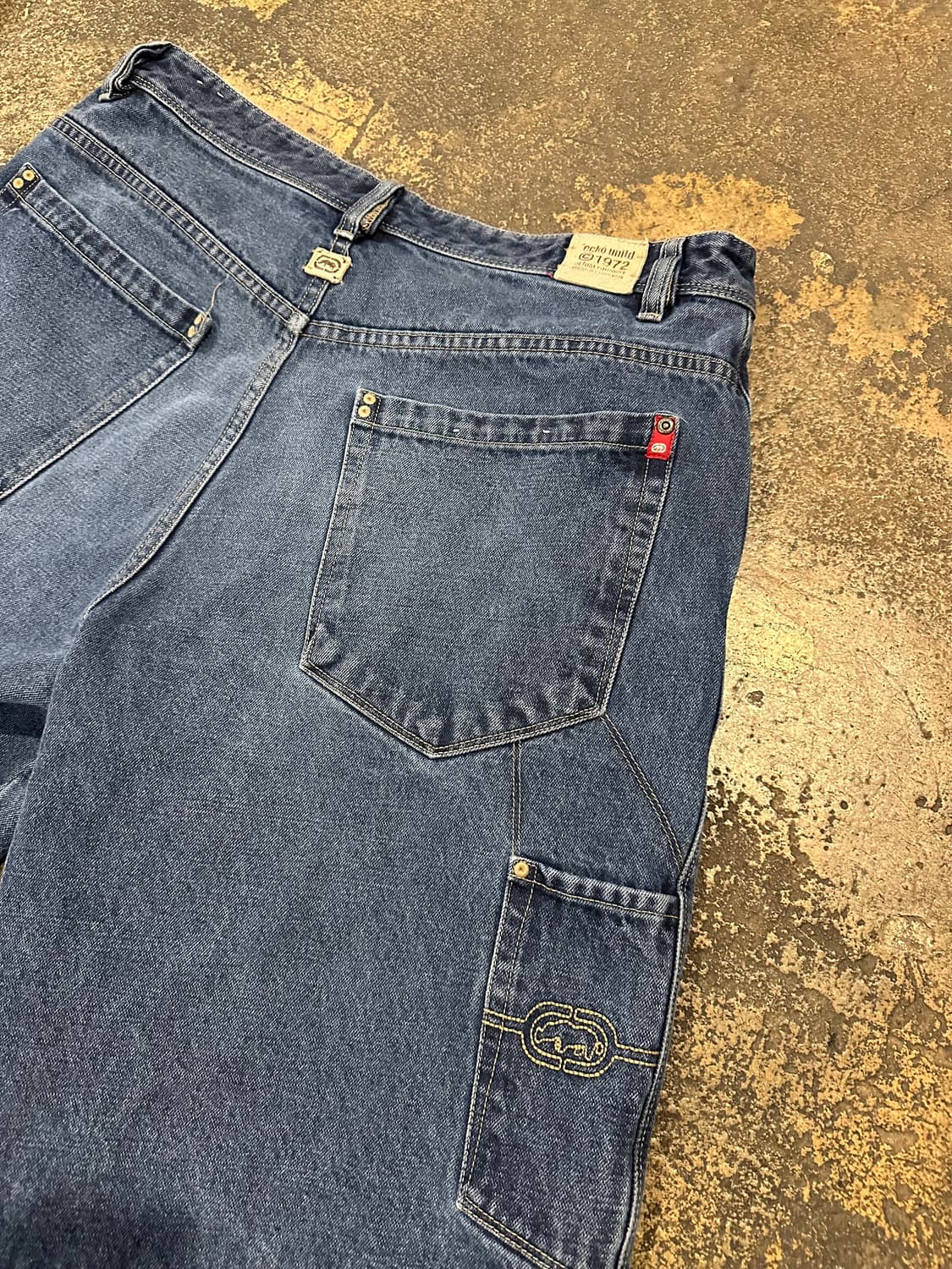 빈티지 00s 에코 언리미트 데님 반바지 상품이미지4