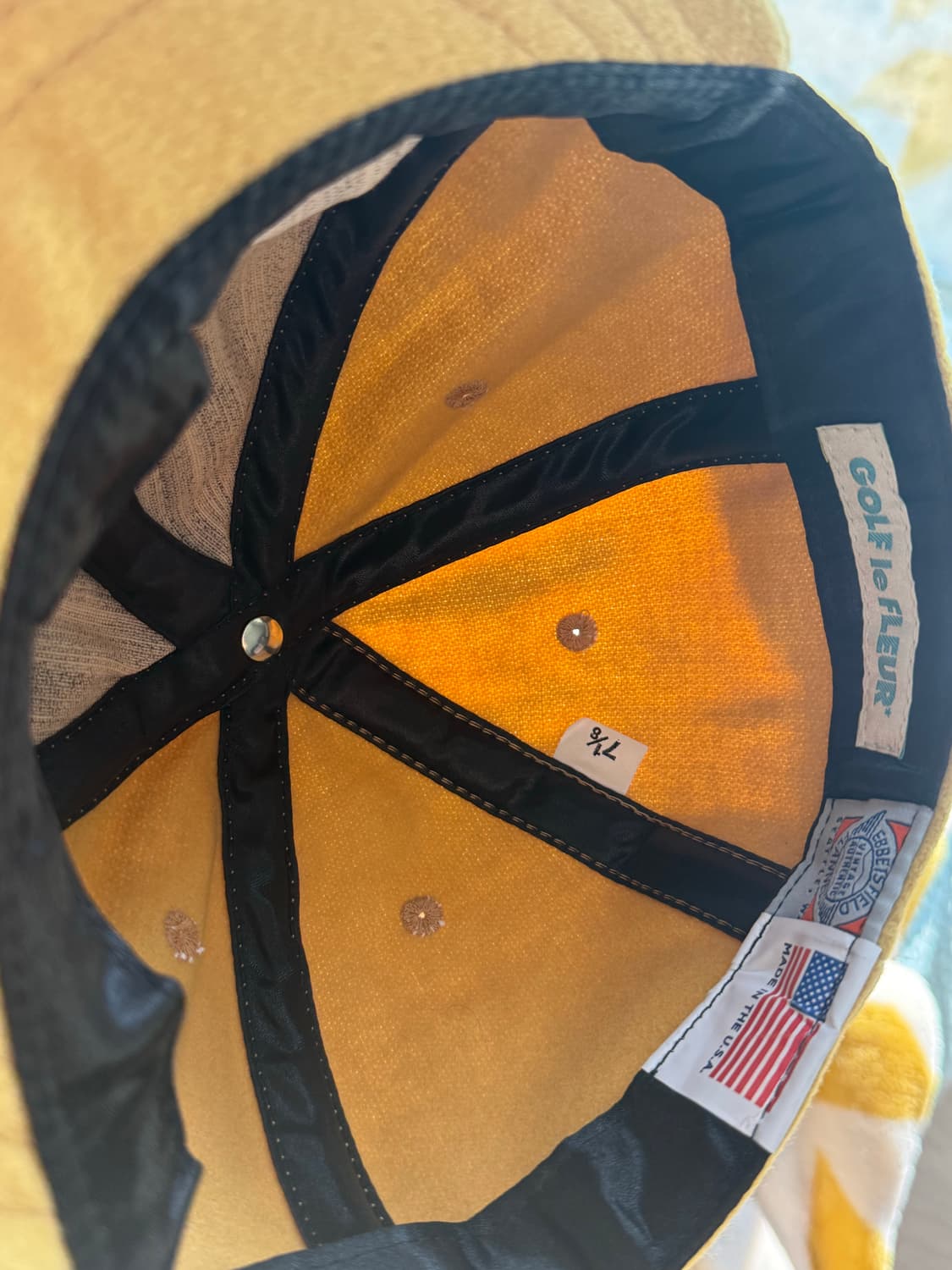 르플레르 캡 노란색 상품이미지4