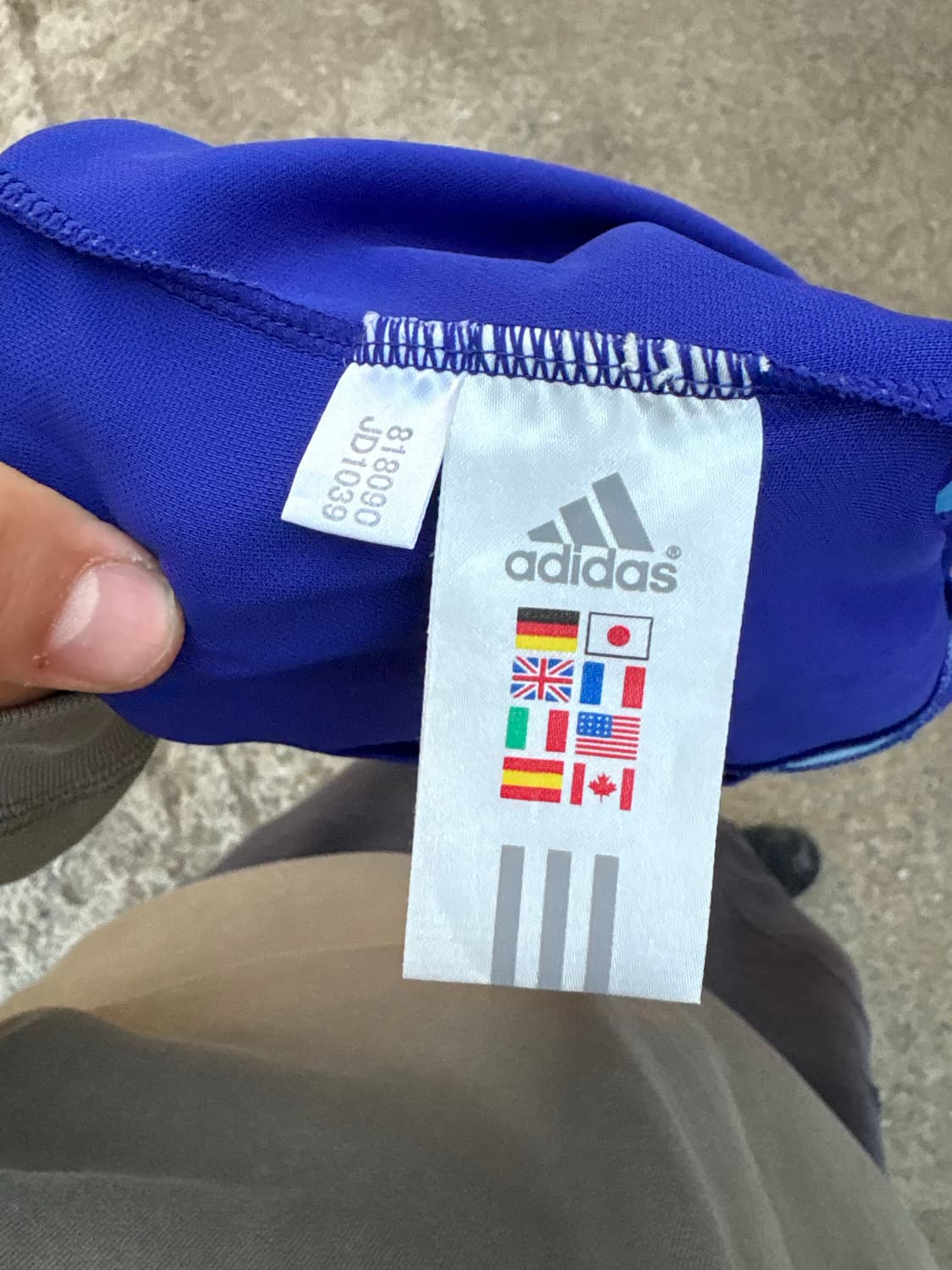 06-07 아디다스 일본 국대 홈 노마킹 xs 상품이미지5