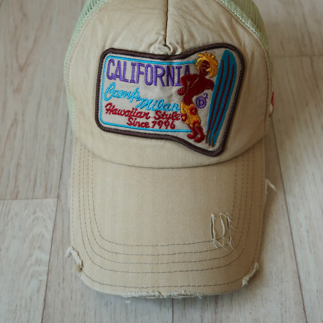 빈티지 캘리포니아 서핑 매쉬 캡 상품이미지7