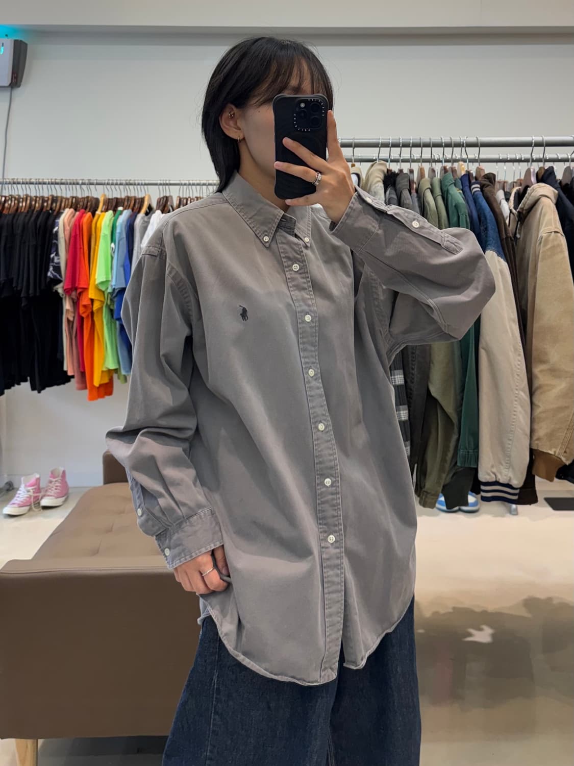 폴로 랄프로렌 셔츠 그레이 상품이미지7