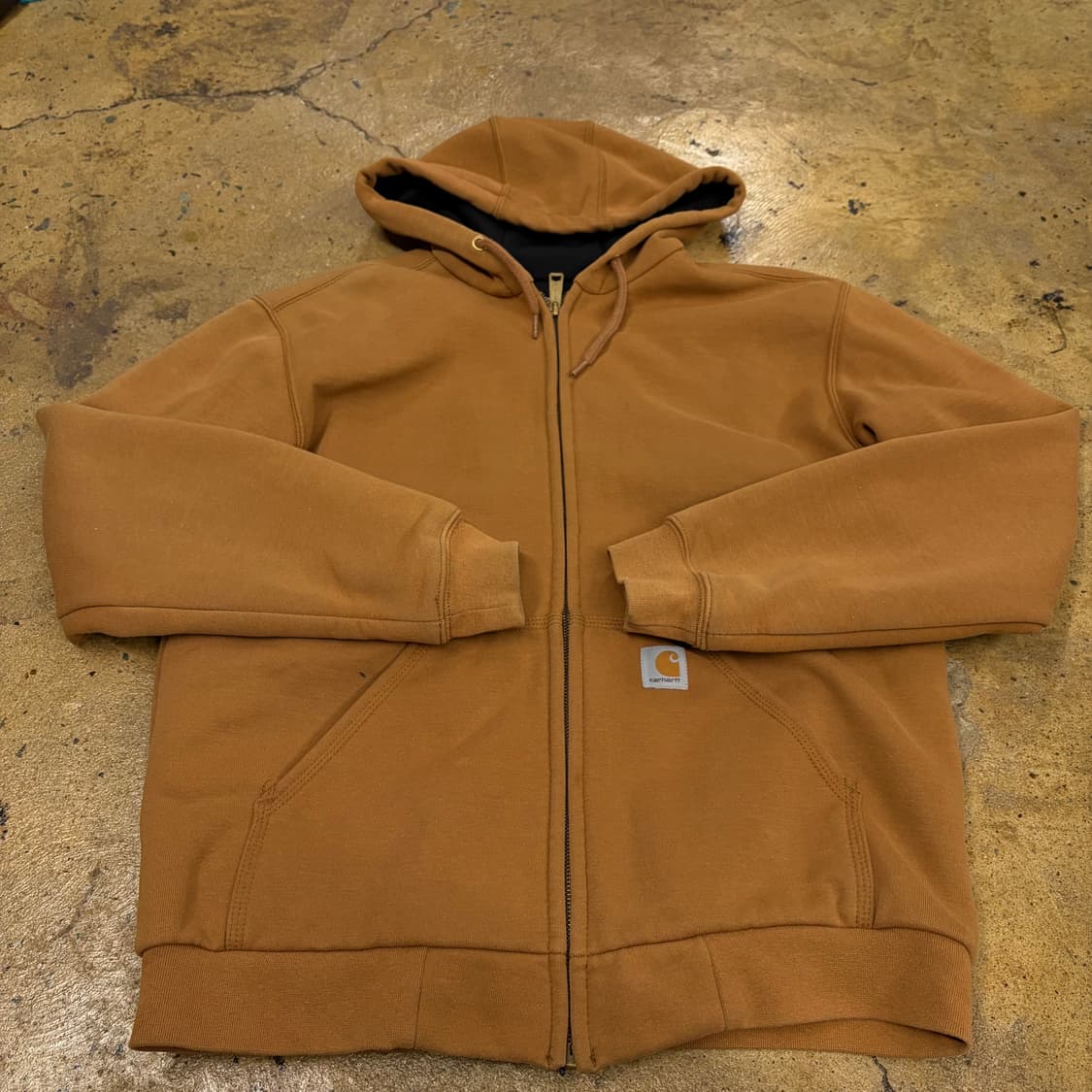 칼하트 브라운 후드집업 상품이미지2