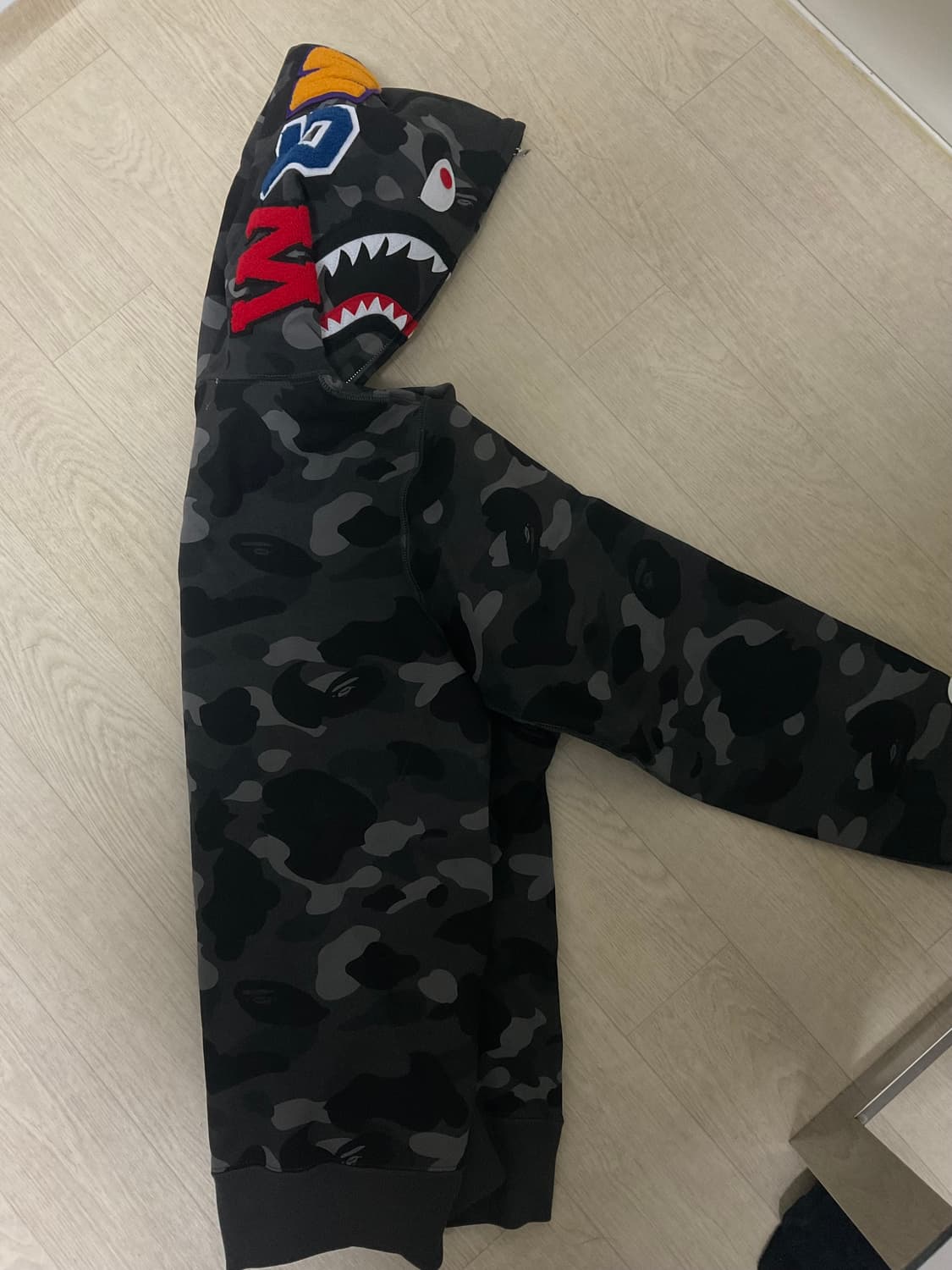 베이프 흑계 후드집업 / M 상품이미지2