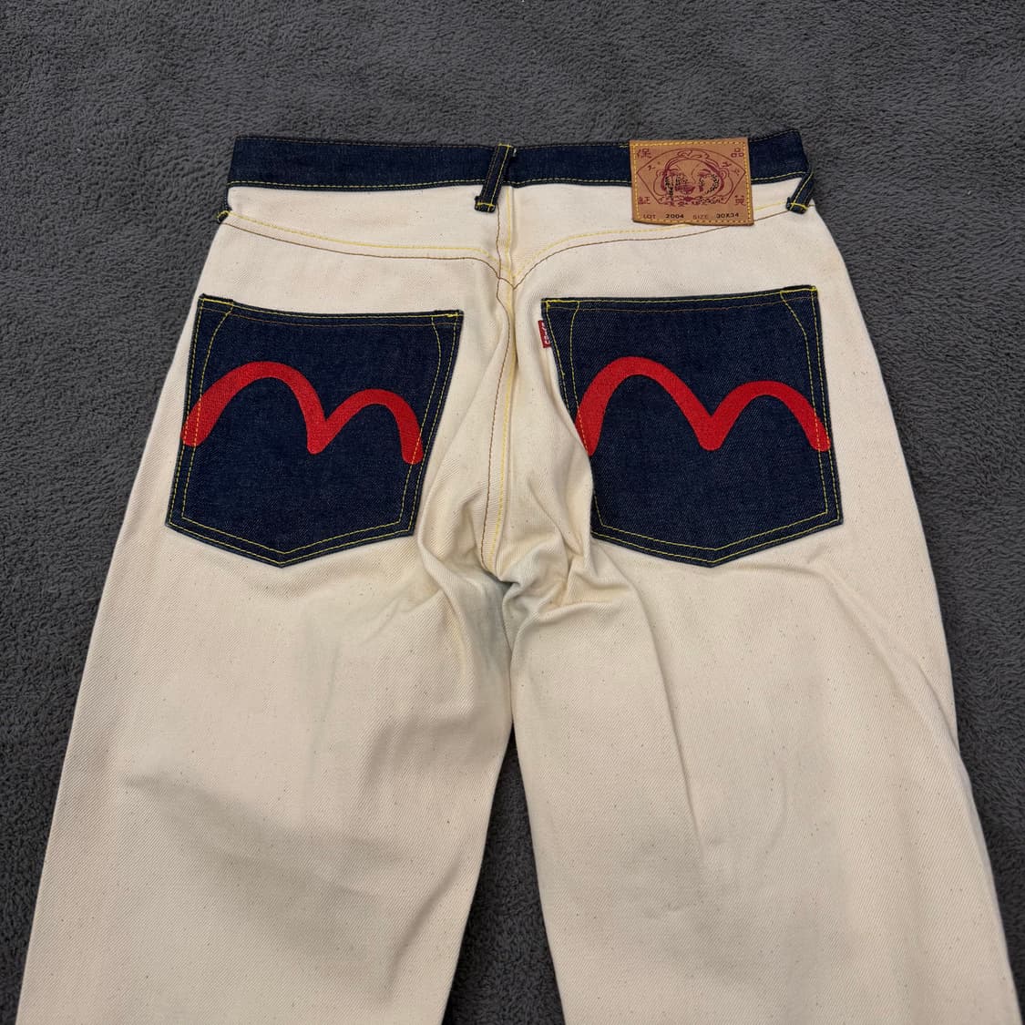 [ 정품/30 ] 에비수 빈티지 빅로고 데님 청바지 상품이미지1