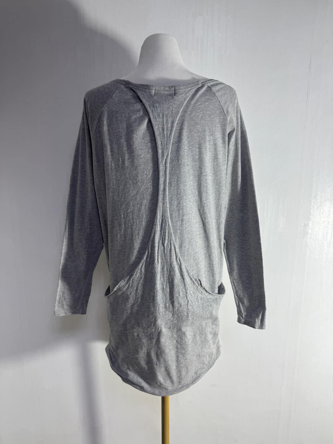 Glad news 컷아웃 스컬 롱슬리브 y2k punk 펑크 아방가르드 상품이미지4