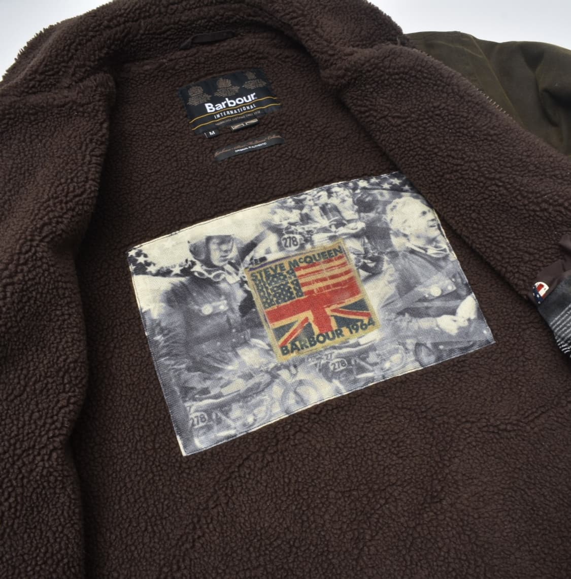 바버 스티브  맥퀸 왁스 자켓 M N0773 상품이미지5