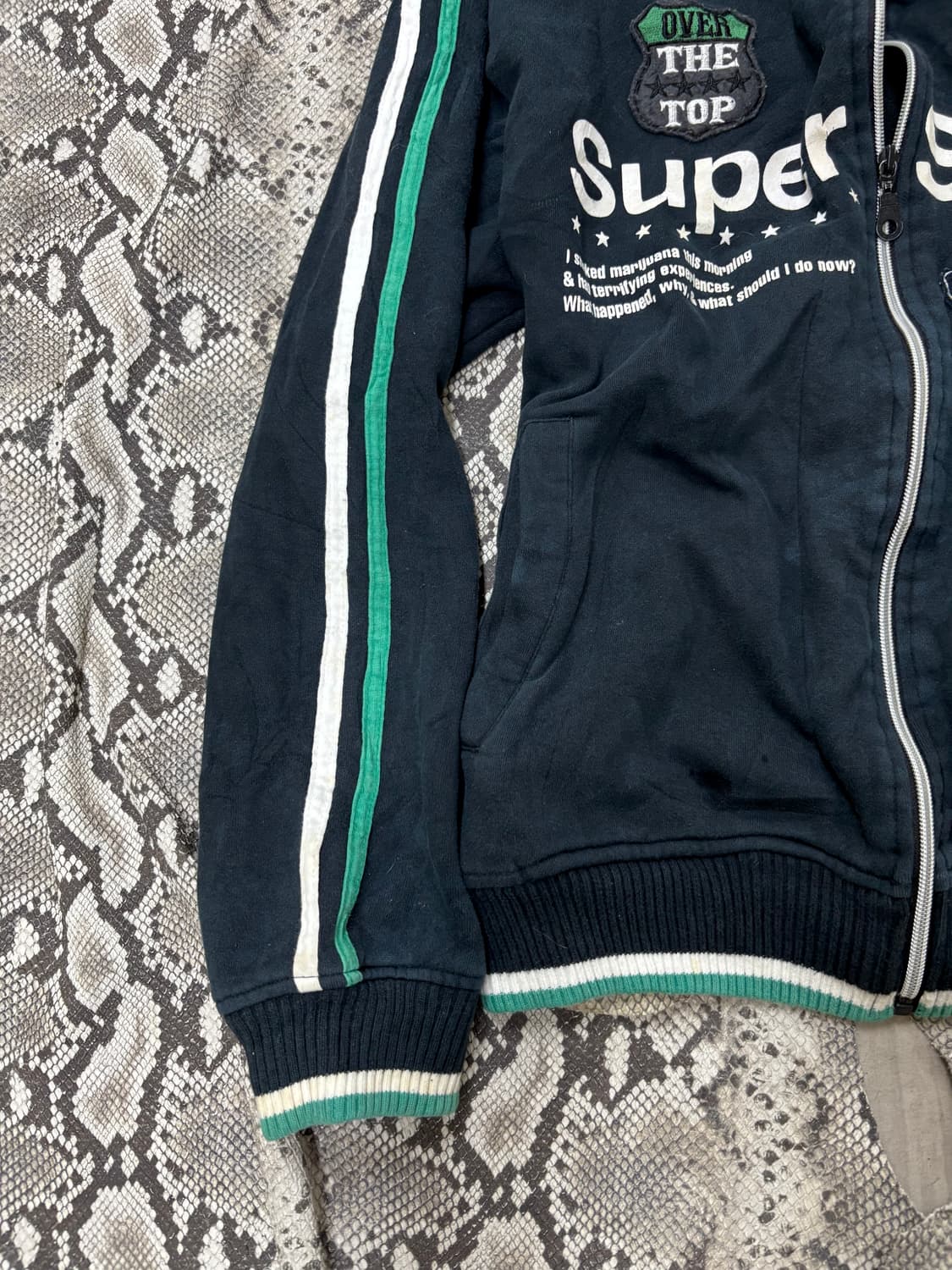 “Vintage” Y2K Kitsch Mood Zip Up 상품이미지2
