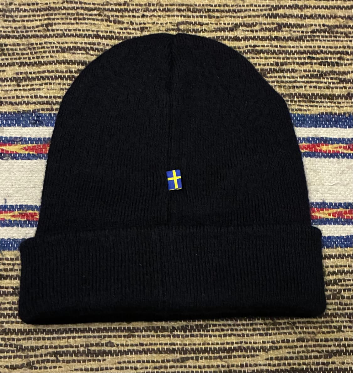 (F)피엘라벤 클래식 울 니트햇 비니 모자 네이비 상품이미지4